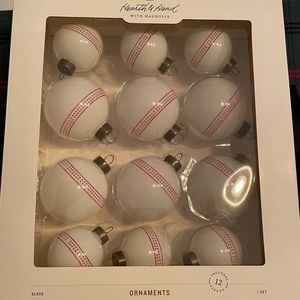 Hearth and Hand with Magnolia set of 12 ornaments RARE!
